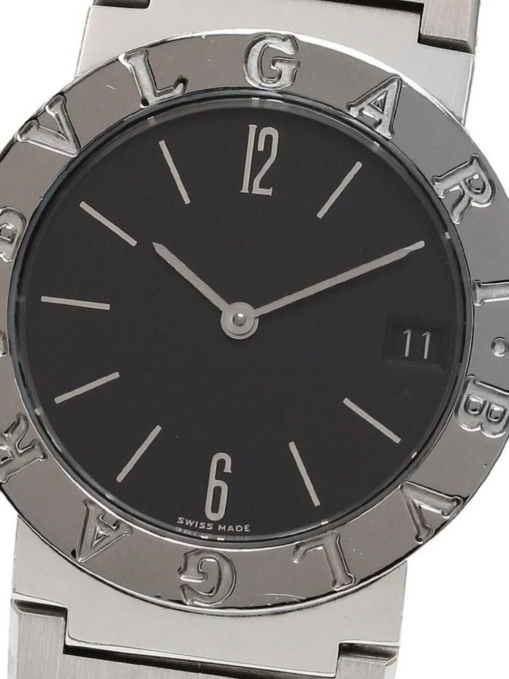 BVLGARI BVLGARIBVLGARI BB30SS Date black Dial Quartz Boy's Watch_948825